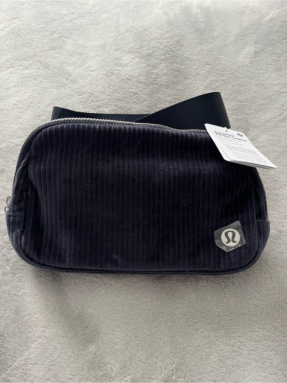 lululemon athletica Navy Corduroy Belt Bag